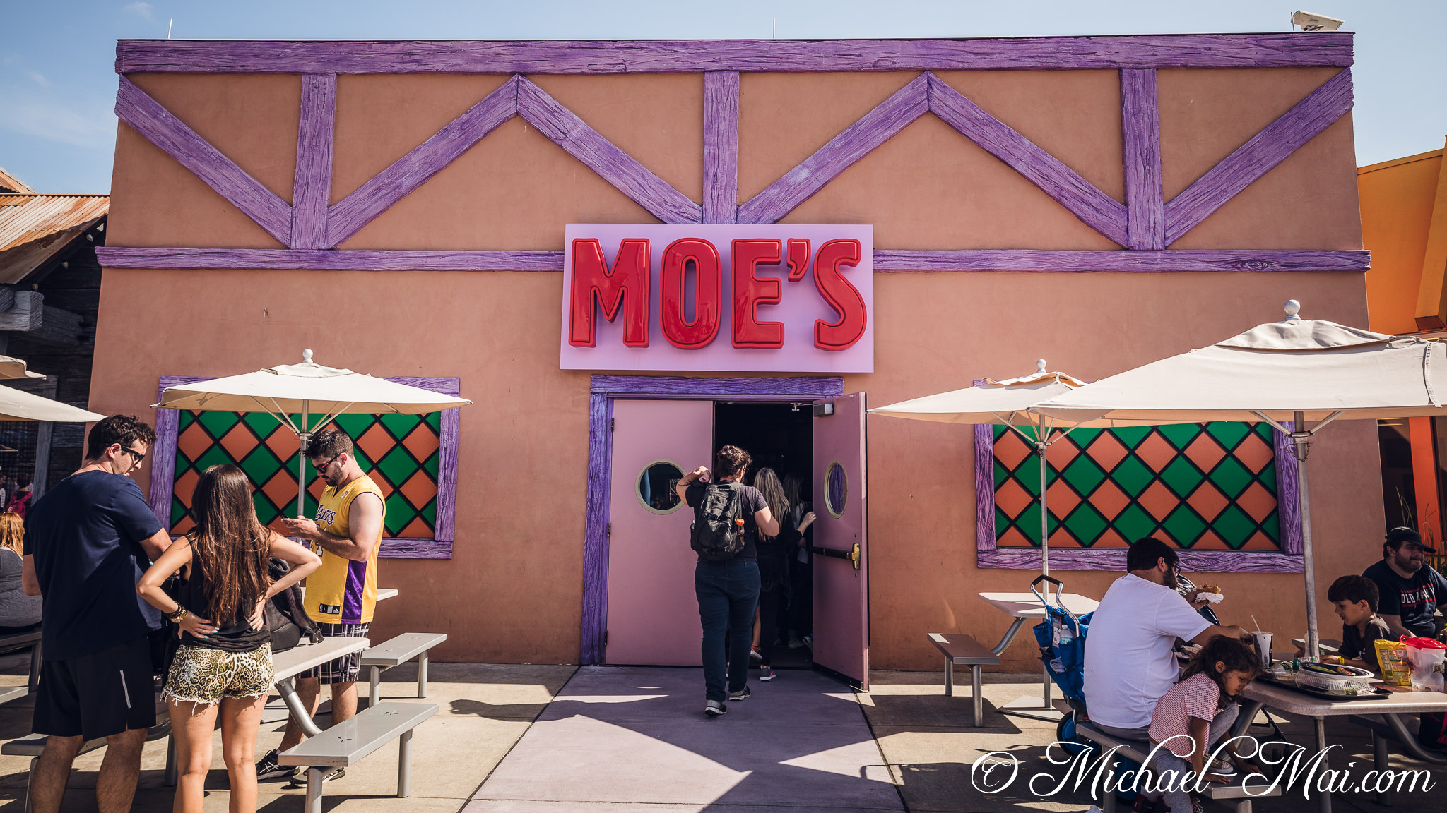 Stepping inside Moe's, guests experience the authentic, cartoonish world of Springfield. | Orlando, Florida, United States